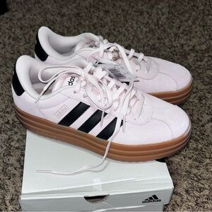 Adidas Women’s Pink Val Court Bold Sneakers Size 7 Platform Lift Shoes New